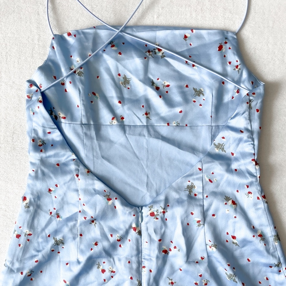 REVOLVE Tiger Mist Blue Floral Dress - Picture 11 of 13